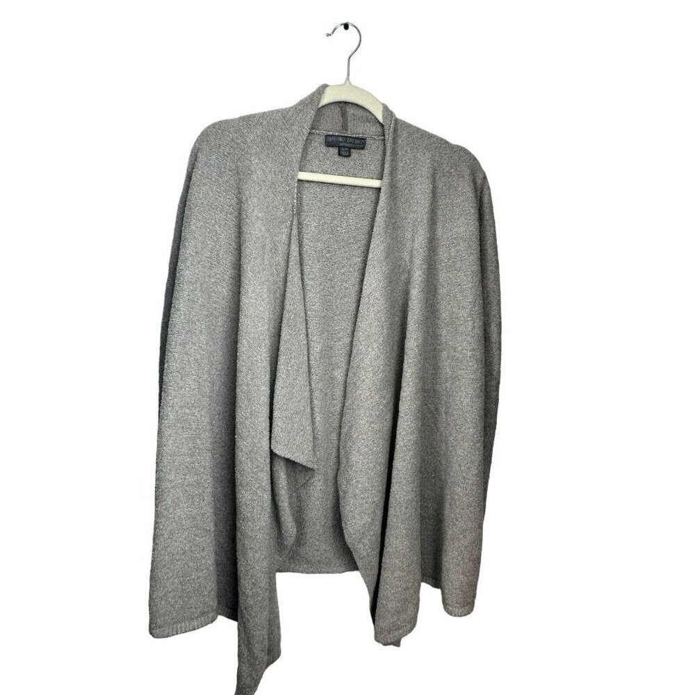 Barefoot Dreams Bamboo Chic Lite Calypso Wrap Open Cardigan Sweater Sz S M Women